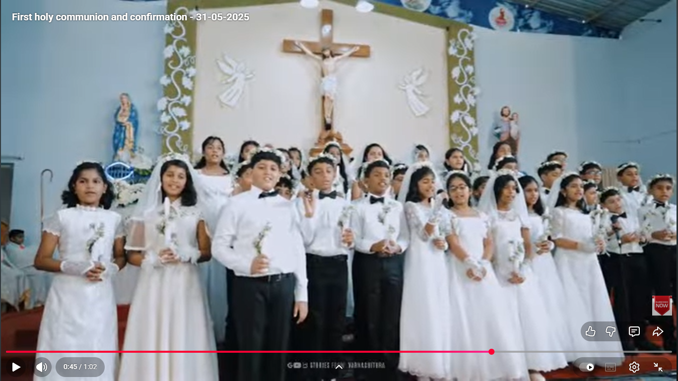 First holy communion and confirmation - 31-05-2025